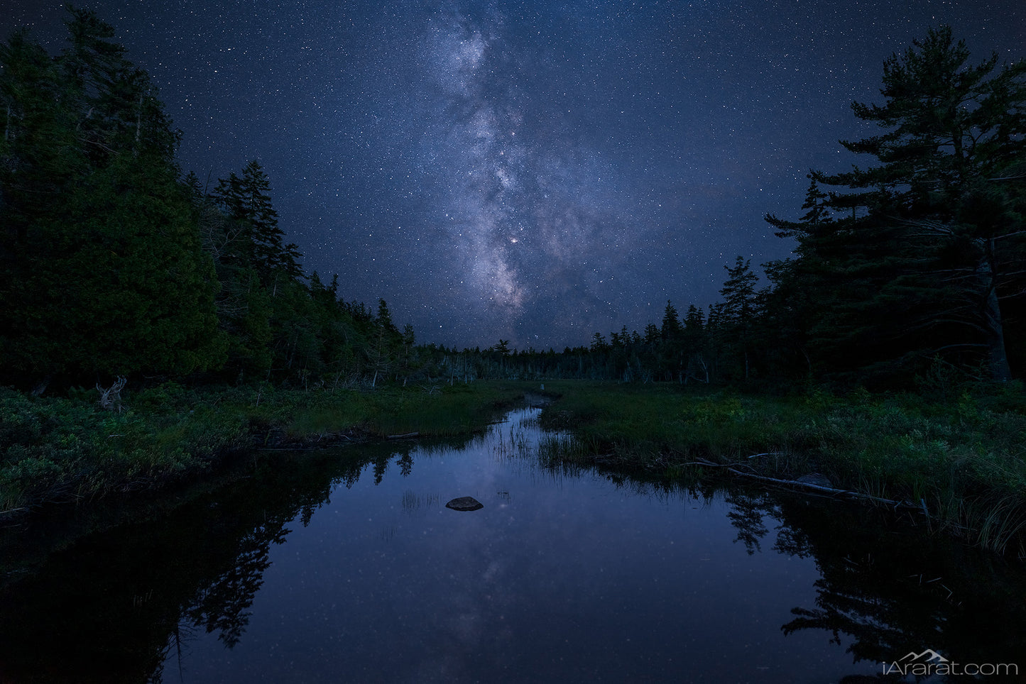 005 "Milky Way from Jordan Pond Path" 12"x18"