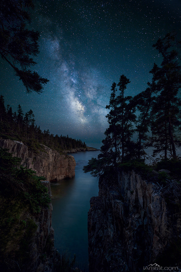 008 "Milky Way over the Raven Nest" 12"x18"