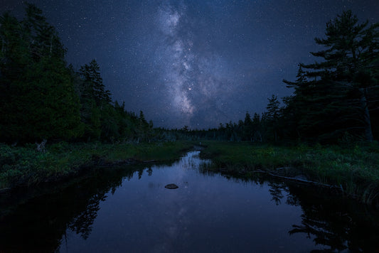 005 "Milky Way from Jordan Pond Path" 12"x18"